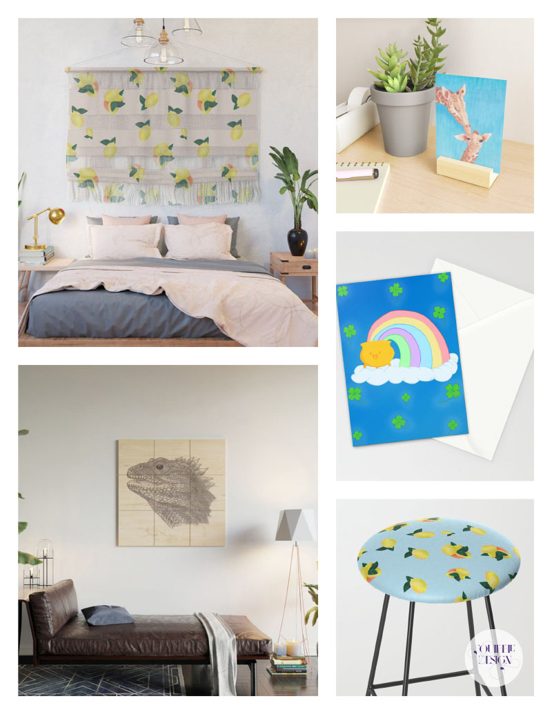 Designs available by Squibble Design at Society6 and Redbubbble